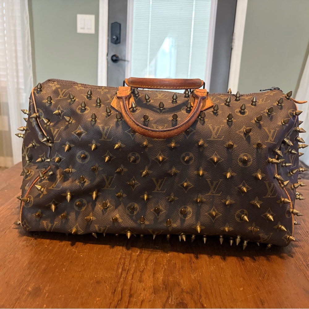 Louis Vuitton Speedy 40 Brown Spiked
